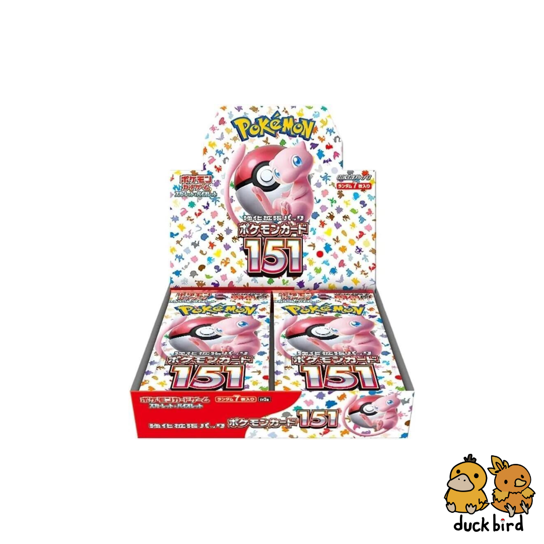151 Booster Box - SV2a: Pokemon Card 151 (SV2a) duckbird 151 Booster Box - SV2a: Pokemon Card 151 (SV2a) duckbird
