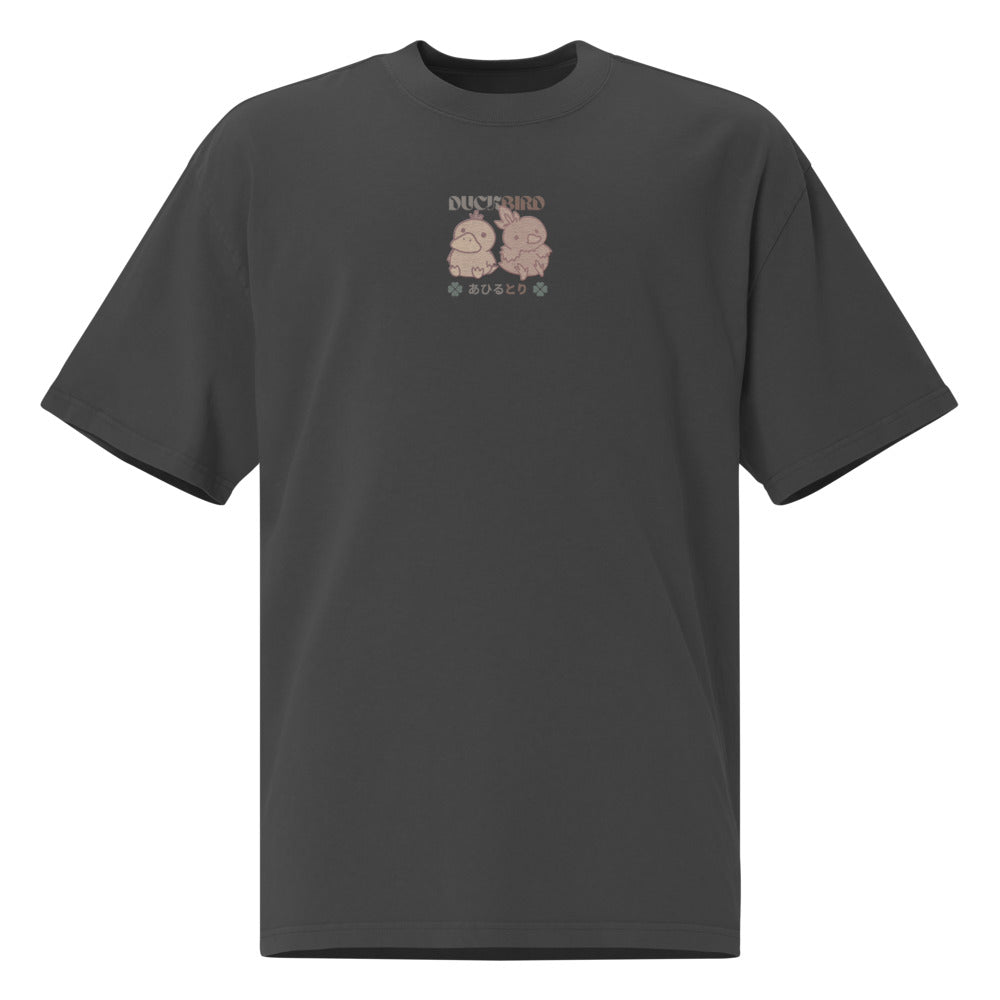 Ahiru Tori Oversized Tshirt - Black