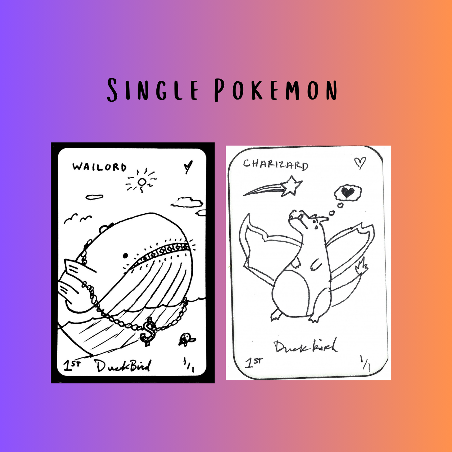 DuckBird Custom Card - Live Only!