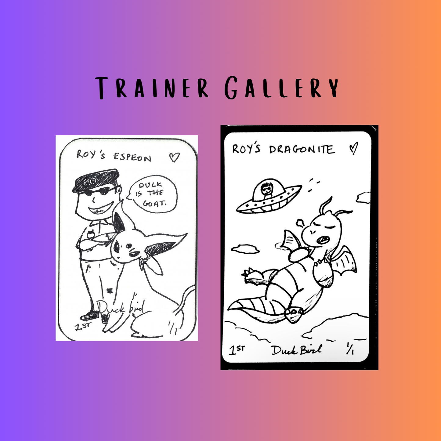 DuckBird Custom Card - Live Only!