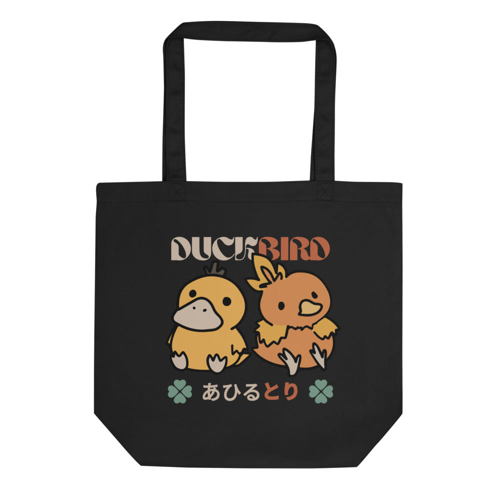 duckbird Canvas Tote Bag (Black)