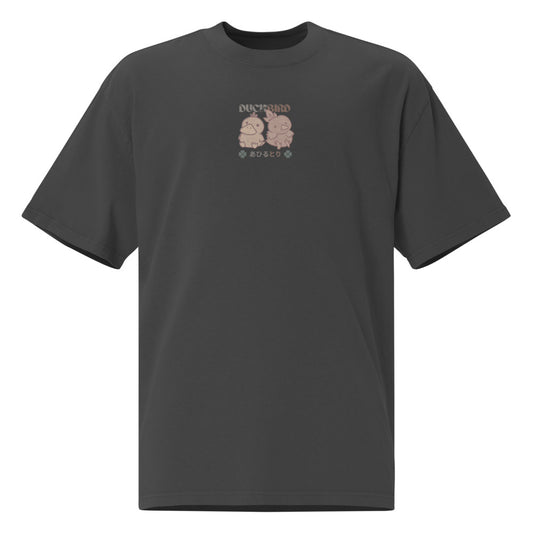 Ahiru Tori Oversized Tshirt - Black