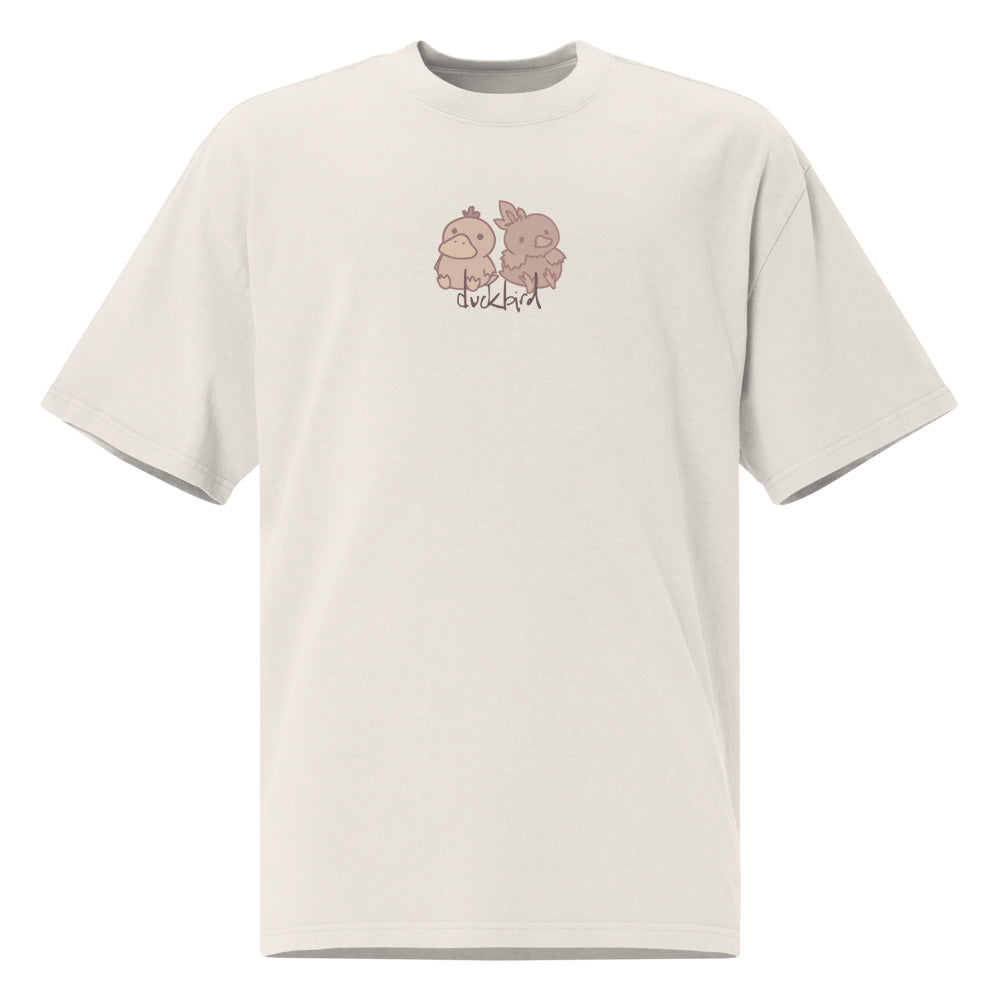 duckbird Duck Army Oversized Tshirt - Ivory