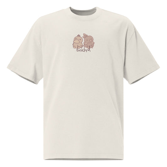 duckbird Duck Army Oversized Tshirt - Ivory