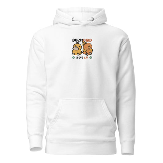 duckbird Premium Pullover Hoodie (White)